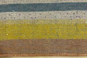Cream Border Tribal 6X8 Indo-Gabbeh Oriental Rug