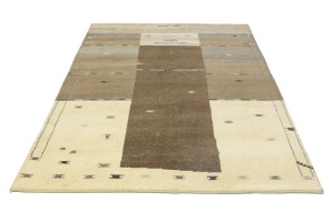 Multicolored Tribal 6X8 Indo-Gabbeh Oriental Rug