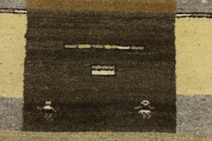 Multicolored Tribal 5'2X7'5 Indo-Gabbeh Oriental Rug