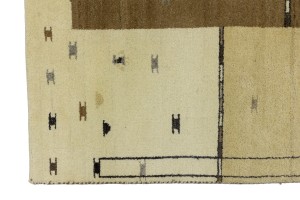 Multicolored Tribal 5'2X7'5 Indo-Gabbeh Oriental Rug