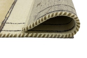 Multicolored Tribal 5'2X7'5 Indo-Gabbeh Oriental Rug