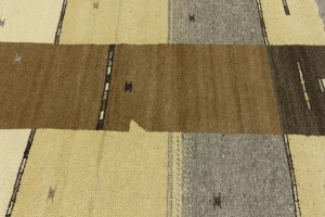 Multicolored Tribal 5'2X7'5 Indo-Gabbeh Oriental Rug