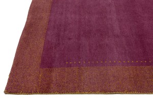 Magenta Border Tribal 6X10 Indo-Gabbeh Oriental Rug