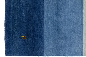 Blue Stripes Tribal 6X8 Indo-Gabbeh Oriental Rug