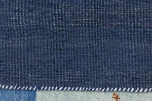 Blue Stripes Tribal 6X8 Indo-Gabbeh Oriental Rug