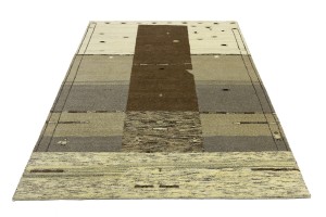 Multicolored Tribal 5'6X7'8 Indo-Gabbeh Oriental Rug