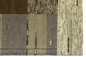 Multicolored Tribal 5'6X7'8 Indo-Gabbeh Oriental Rug