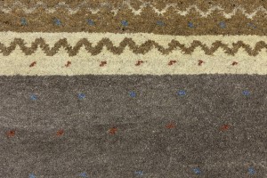 Multicolored Stripes Tribal 6X8 Indo-Gabbeh Oriental Rug