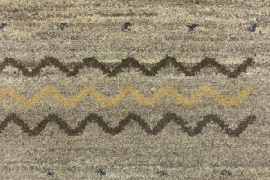 Multicolored Stripes Tribal 5'5X8 Indo-Gabbeh Oriental Rug