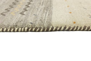 Multicolored Stripes Tribal 5'5X8 Indo-Gabbeh Oriental Rug