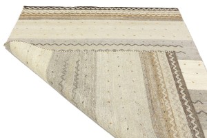 Multicolored Stripes Tribal 5'5X8 Indo-Gabbeh Oriental Rug