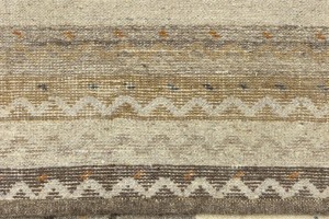 Multicolored Stripes Tribal 5'5X8 Indo-Gabbeh Oriental Rug
