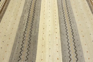 Multicolored Stripes Tribal 5'5X8 Indo-Gabbeh Oriental Rug