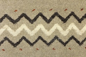 Multicolored Stripes Tribal 5'4X8 Indo-Gabbeh Oriental Rug