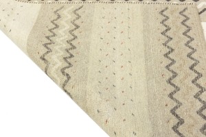 Multicolored Stripes Tribal 5'4X8 Indo-Gabbeh Oriental Rug