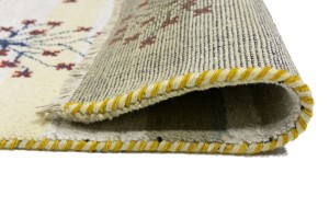 Multicolored Pictorial Tribal 3X5 Indo-Gabbeh Oriental Rug
