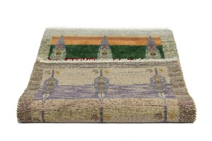Multicolored Pictorial Tribal 3X5 Indo-Gabbeh Oriental Rug