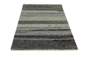 Multicolored Stripes Tribal 4X6 Indo-Gabbeh Oriental Rug