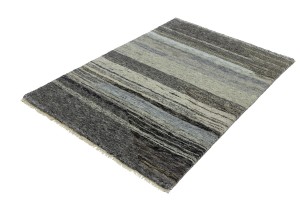 Multicolored Stripes Tribal 4X6 Indo-Gabbeh Oriental Rug