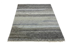 Multicolored Stripes Tribal 4X6 Indo-Gabbeh Oriental Rug