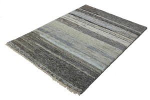 Multicolored Stripes Tribal 4X6 Indo-Gabbeh Oriental Rug