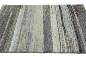 Multicolored Stripes Tribal 4X6 Indo-Gabbeh Oriental Rug