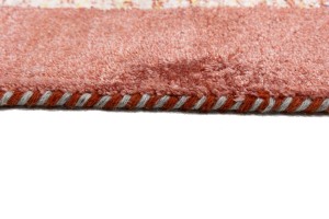 Maroon Red Border Tribal 4'6X6'5 Indo-Gabbeh Oriental Rug