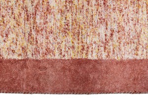 Maroon Red Border Tribal 4'6X6'5 Indo-Gabbeh Oriental Rug