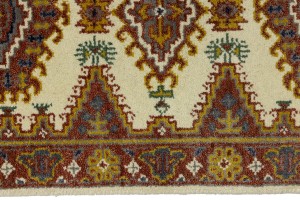 Cream Tribal 3X10 Indo-Viss Oriental Runner Rug