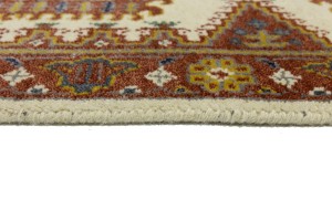Cream Tribal 3X10 Indo-Viss Oriental Runner Rug