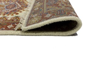 Cream Tribal 3X10 Indo-Viss Oriental Runner Rug