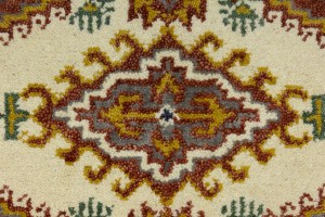 Cream Tribal 3X10 Indo-Viss Oriental Runner Rug