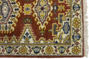 Rusty Red Tribal 2'6X9'9 Indo-Viss Oriental Runner Rug