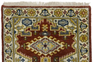 Rusty Red Tribal 2'6X9'9 Indo-Viss Oriental Runner Rug
