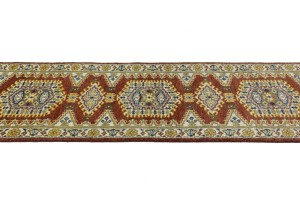 Rusty Red Tribal 2'6X9'9 Indo-Viss Oriental Runner Rug