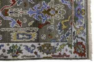 Floral Colorfast 2'7X9'5 Oushak Chobi Oriental Runner Rug
