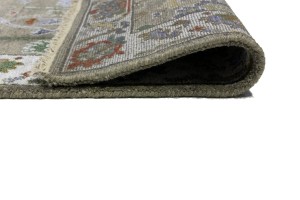 Floral Colorfast 2'7X9'5 Oushak Chobi Oriental Runner Rug