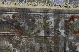Floral Colorfast 2'7X9'5 Oushak Chobi Oriental Runner Rug