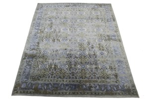 Multicolored Floral 8X10 Modern Oriental Rug