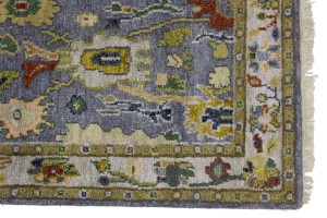 Floral Colorfast 2'7X9'9 Oushak Chobi Oriental Runner Rug
