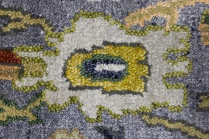 Floral Colorfast 2'7X9'9 Oushak Chobi Oriental Runner Rug
