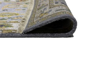 Floral Colorfast 2'7X9'9 Oushak Chobi Oriental Runner Rug