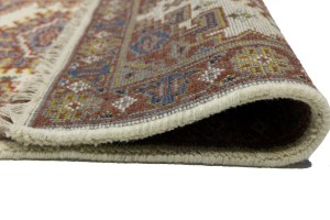 Cream Tribal 3X10 Indo-Viss Oriental Runner Rug