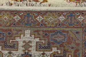 Cream Tribal 3X10 Indo-Viss Oriental Runner Rug