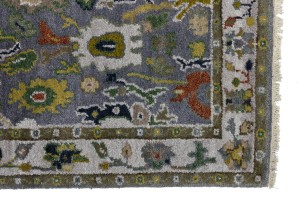 Floral Colorfast 2'7X9'7 Oushak Chobi Oriental Runner Rug