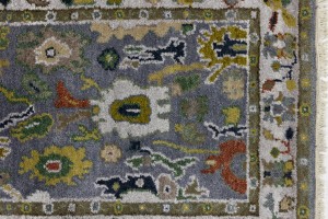 Floral Colorfast 2'7X9'7 Oushak Chobi Oriental Runner Rug