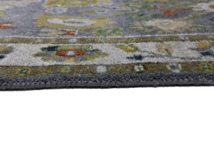 Floral Colorfast 2'7X9'7 Oushak Chobi Oriental Runner Rug