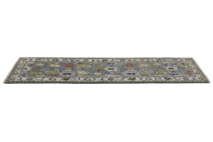 Floral Colorfast 2'7X9'7 Oushak Chobi Oriental Runner Rug