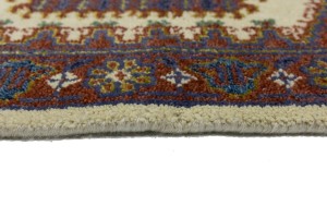 Cream Tribal 3X10 Indo-Viss Oriental Runner Rug