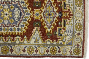 Rusty Red Tribal 3X10 Indo-Viss Oriental Runner Rug